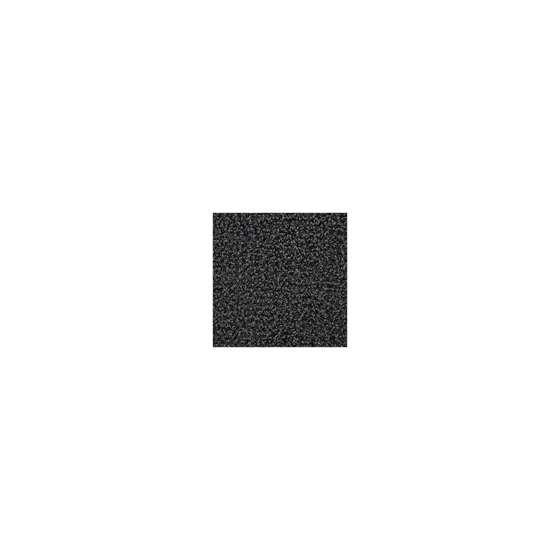 Poltrona a botte in tessuto bouclé nero/beige, seduta singola