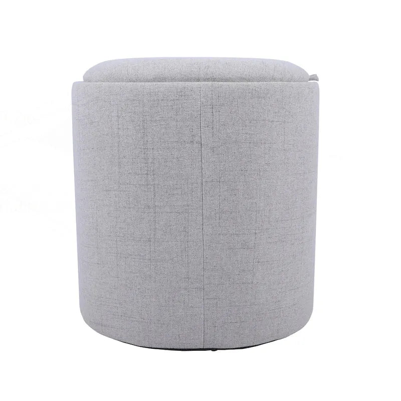 Pouf versatile reversibile con ampio vano contenitore per un soggiorno elegante