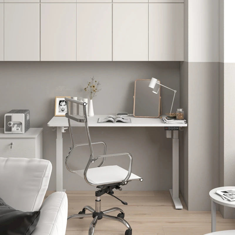 Scrivania elettrica regolabile in altezza con memoria preimpostata per l'home office