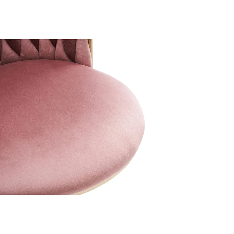 Sedia da ufficio girevole in velluto rosa/verde/grigio/nero, regolabile in altezza, sedile singolo