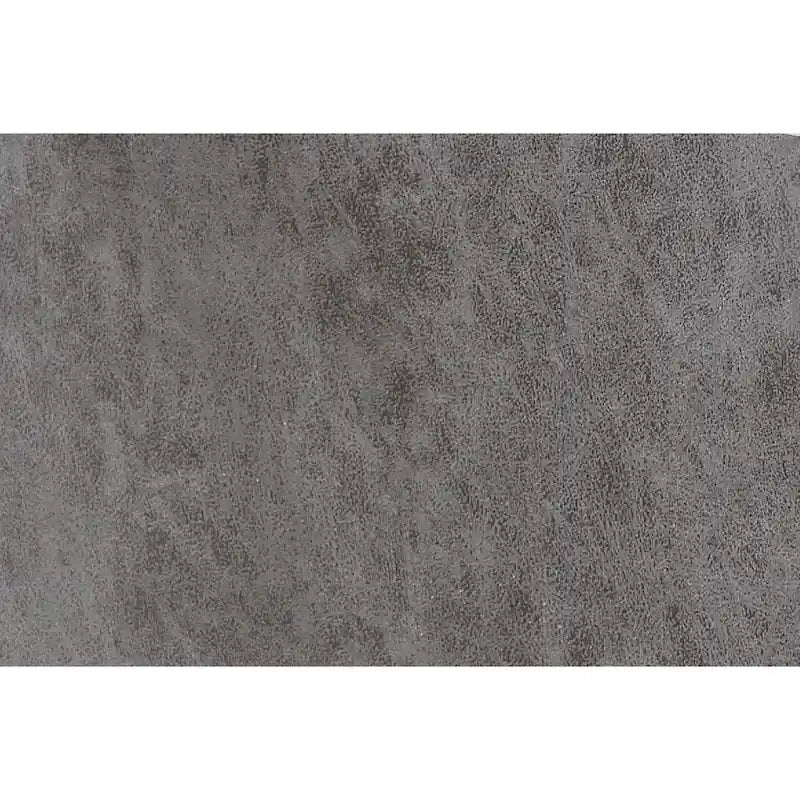 Divano componibile in similpelle grigio antico/blu inchiostro, 4 posti, gambe in metallo