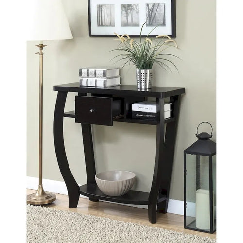 Convenience Concepts Newport 1 Drawer Dorchester Console Table with Shelf