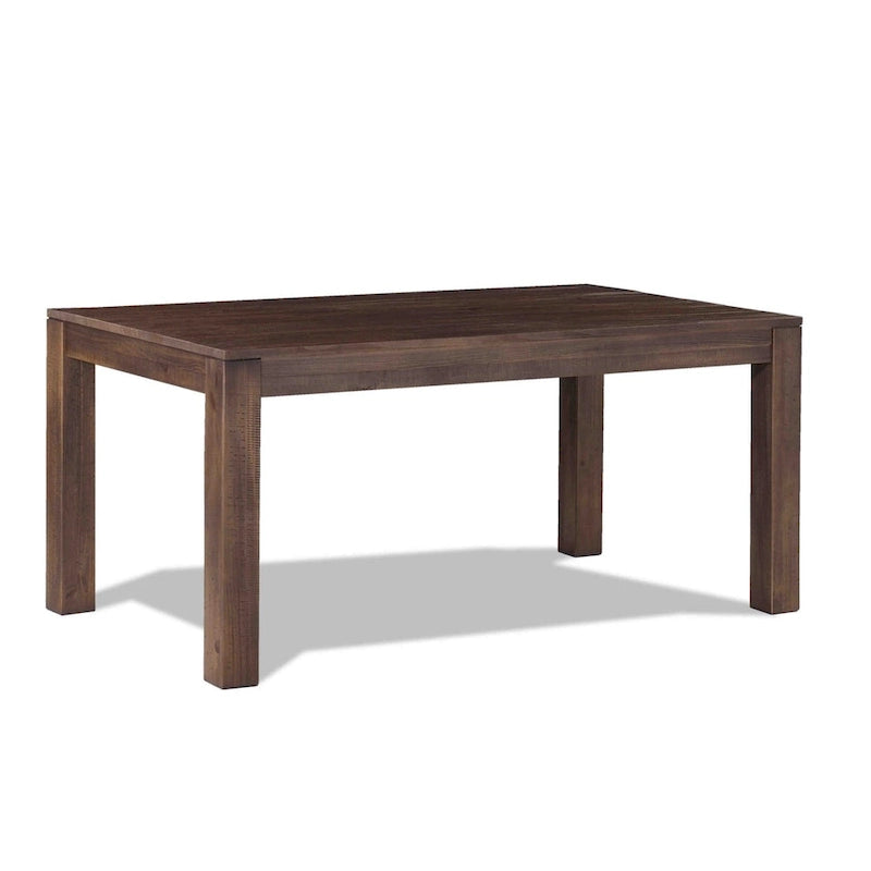 Tavolo da pranzo in pino massiccio rustico effetto legno di deriva/legno di fienile/noce rustico, 6 posti a sedere