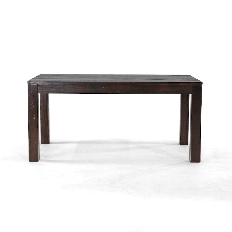 Tavolo da pranzo in pino massiccio rustico effetto legno di deriva/legno di fienile/noce rustico, 6 posti a sedere