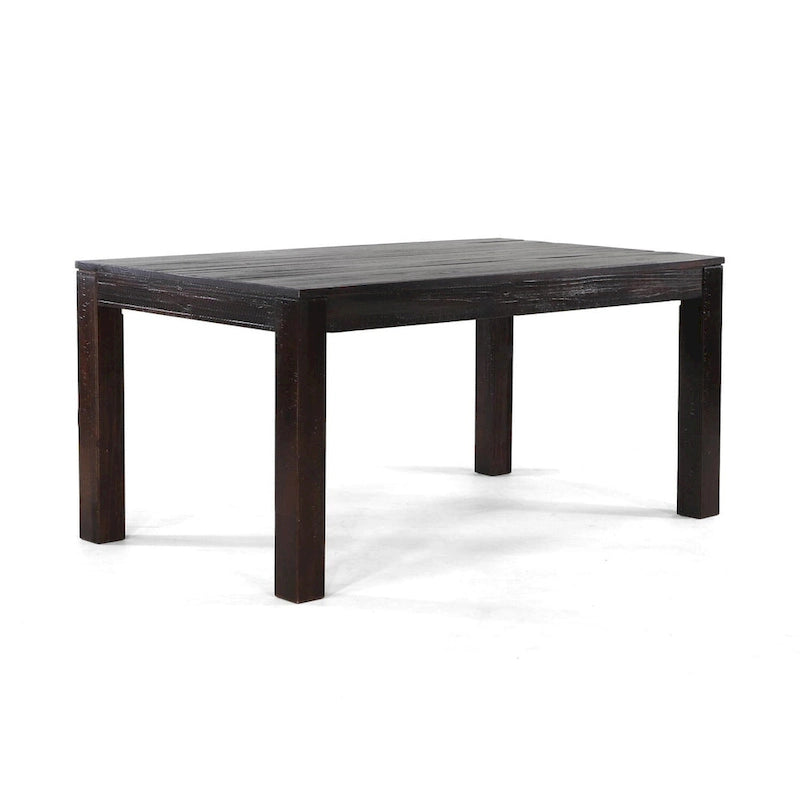 Tavolo da pranzo in pino massiccio rustico effetto legno di deriva/legno di fienile/noce rustico, 6 posti a sedere