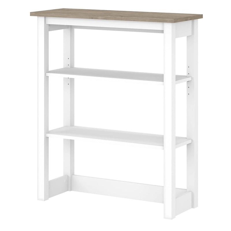 Mobile alto con ripiani aperti regolabili Stile moderno rustico