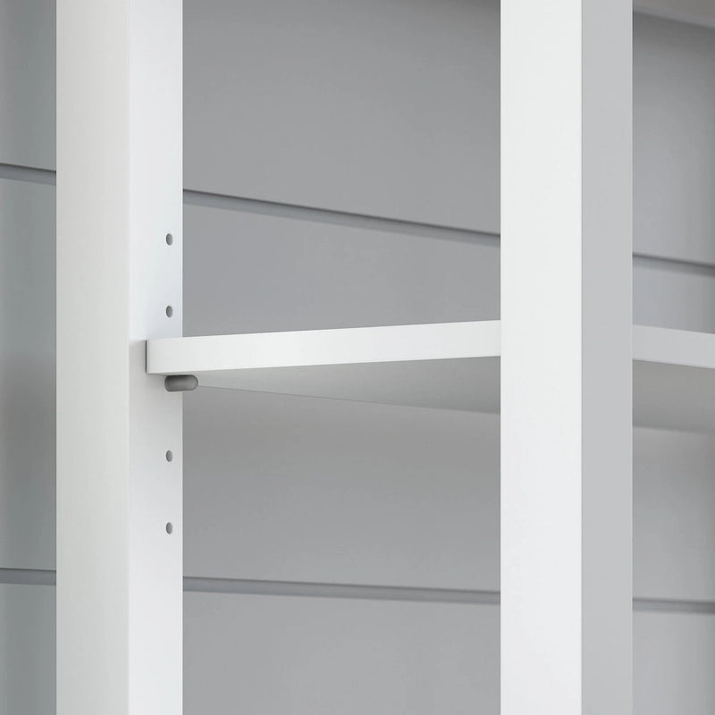 Mobile alto con ripiani aperti regolabili Stile moderno rustico