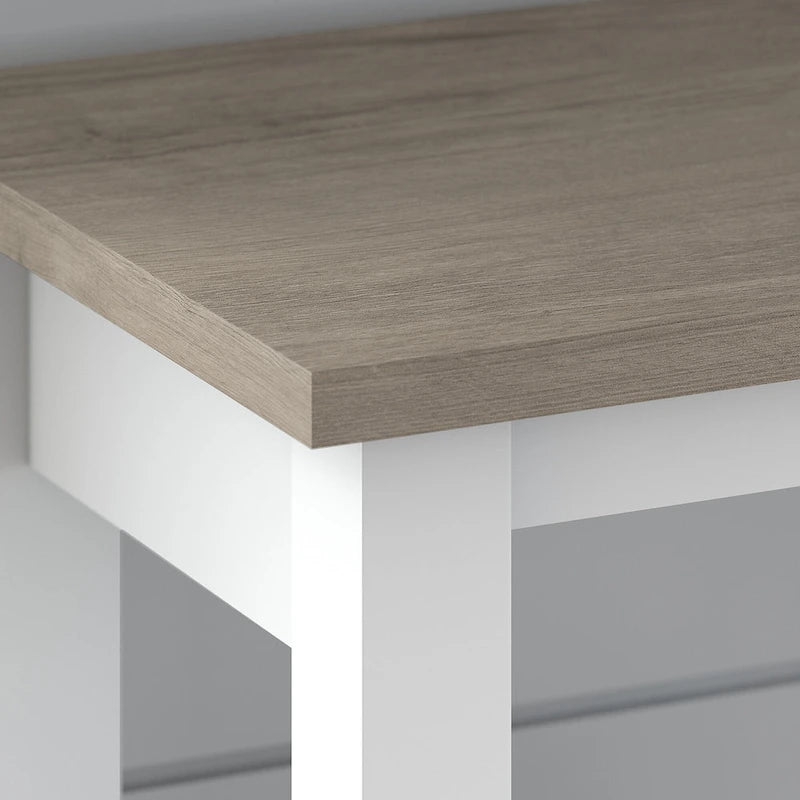 Mobile alto con ripiani aperti regolabili Stile moderno rustico