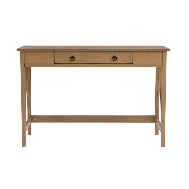 Scrivania Driftwood con cassetto singolo finitura naturale