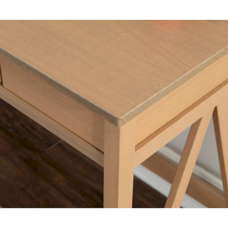 Scrivania Driftwood con cassetto singolo finitura naturale