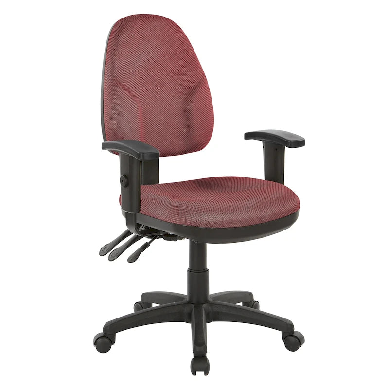 Sedia ergonomica multifunzione con schienale regolabile in altezza