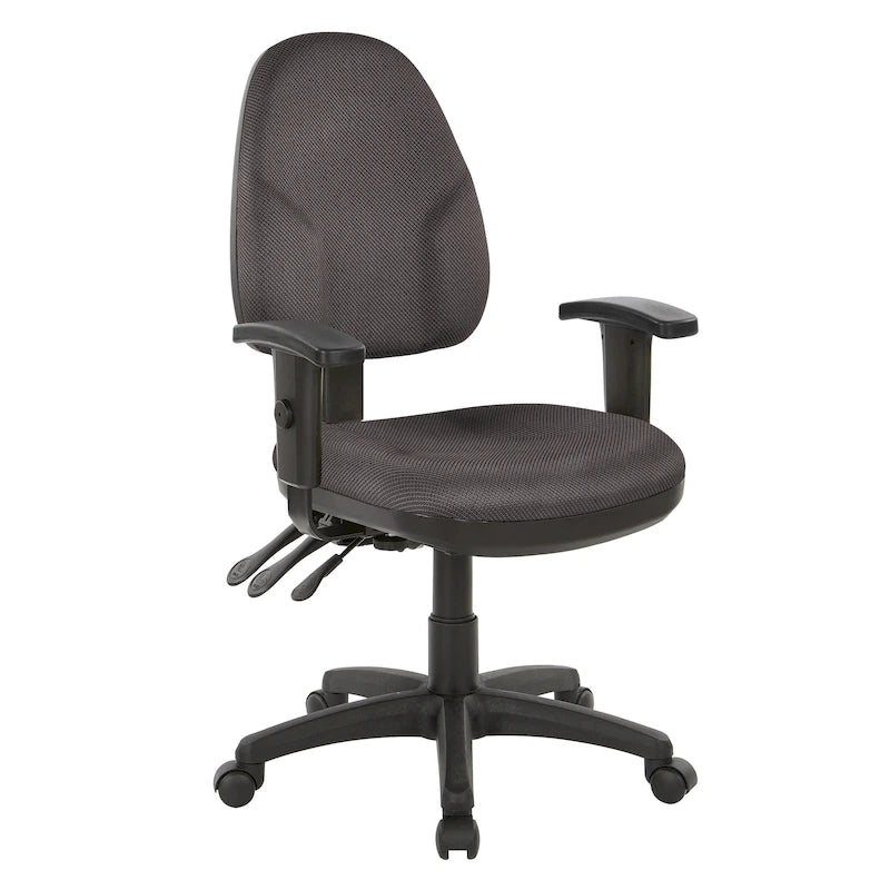 Sedia ergonomica multifunzione con schienale regolabile in altezza