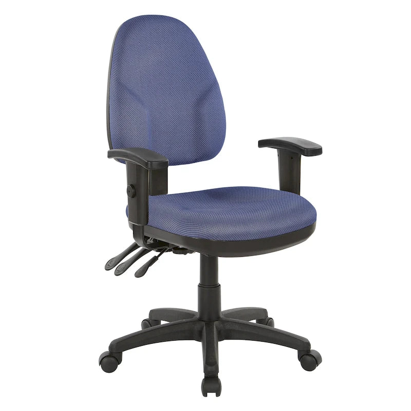Sedia ergonomica multifunzione con schienale regolabile in altezza