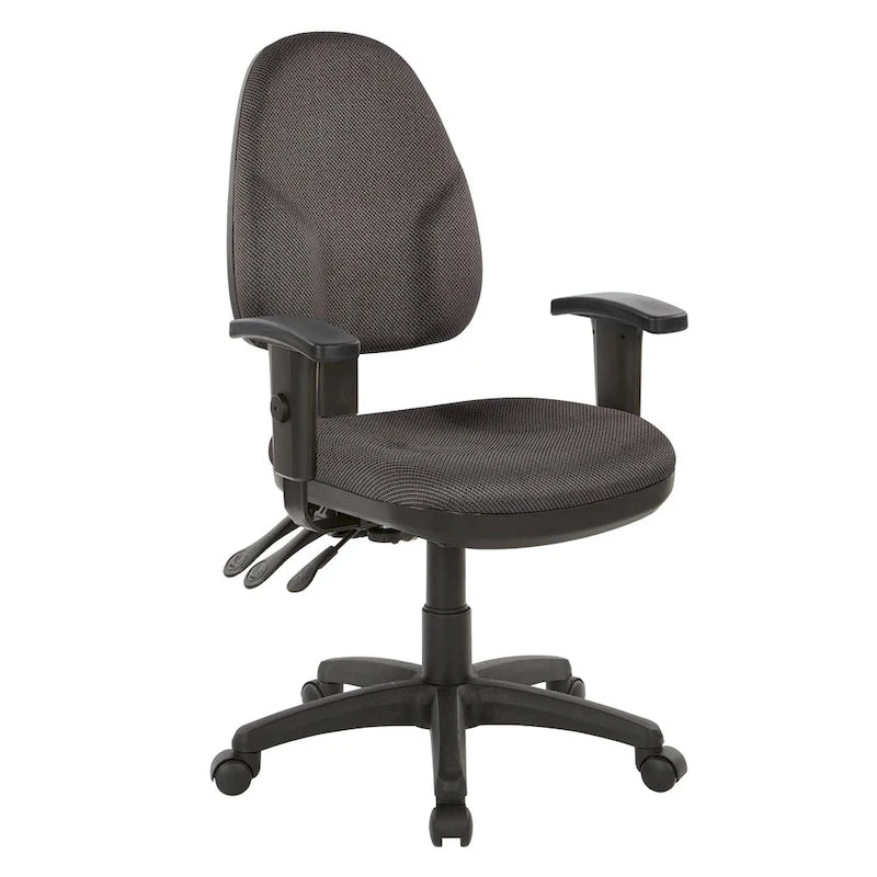 Sedia ergonomica multifunzione con schienale regolabile in altezza