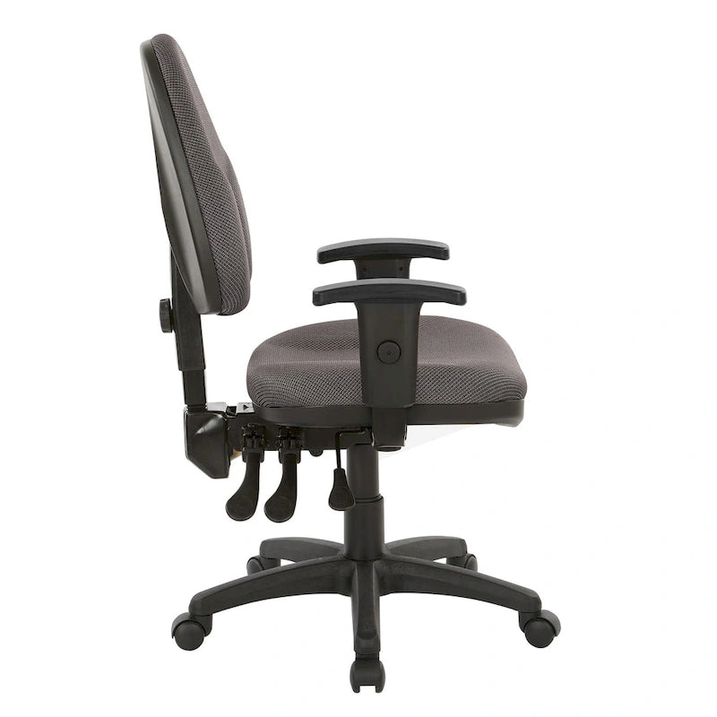 Sedia ergonomica multifunzione con schienale regolabile in altezza