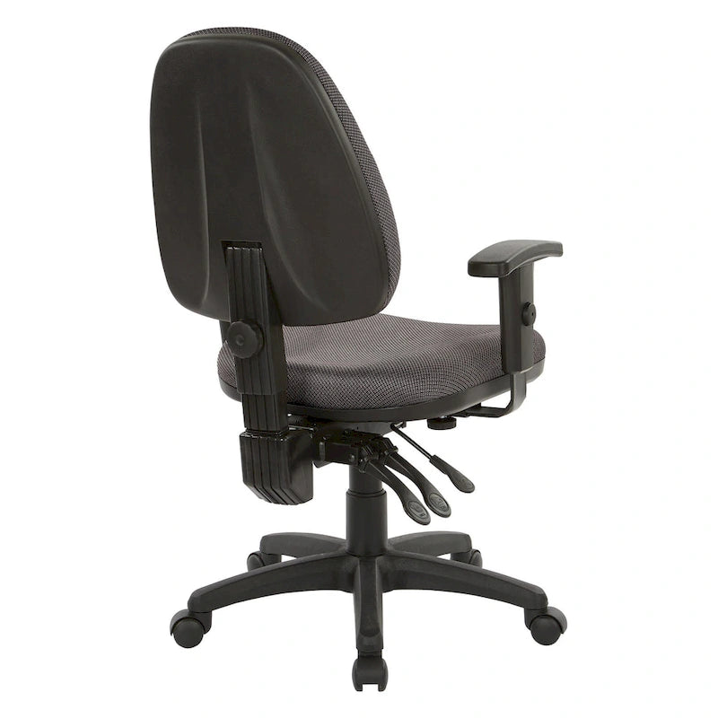 Sedia ergonomica multifunzione con schienale regolabile in altezza
