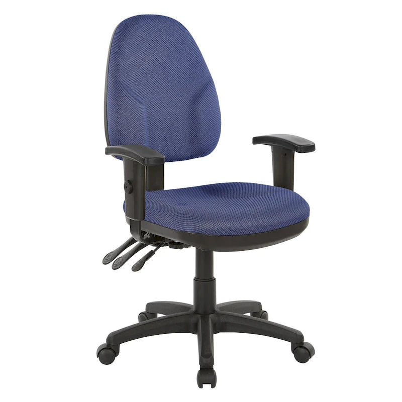 Sedia ergonomica multifunzione con schienale regolabile in altezza