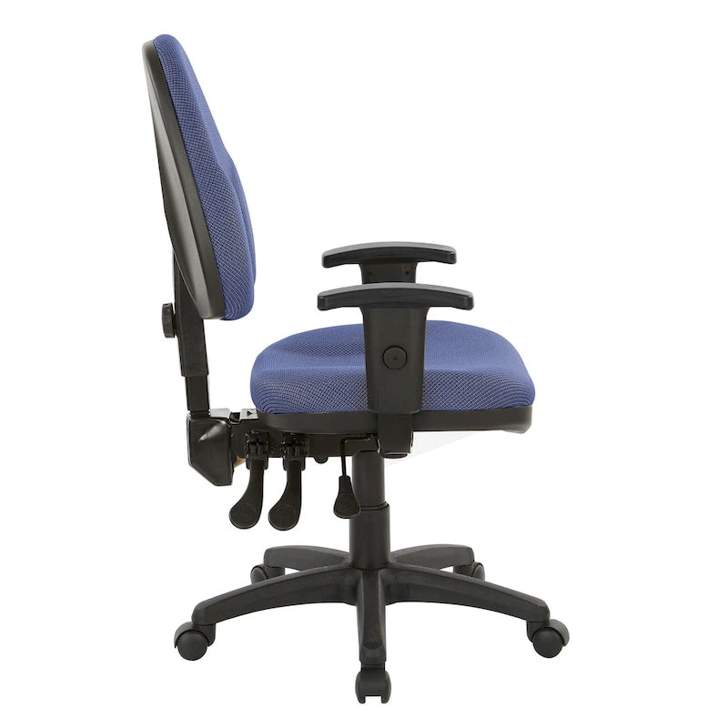 Sedia ergonomica multifunzione con schienale regolabile in altezza
