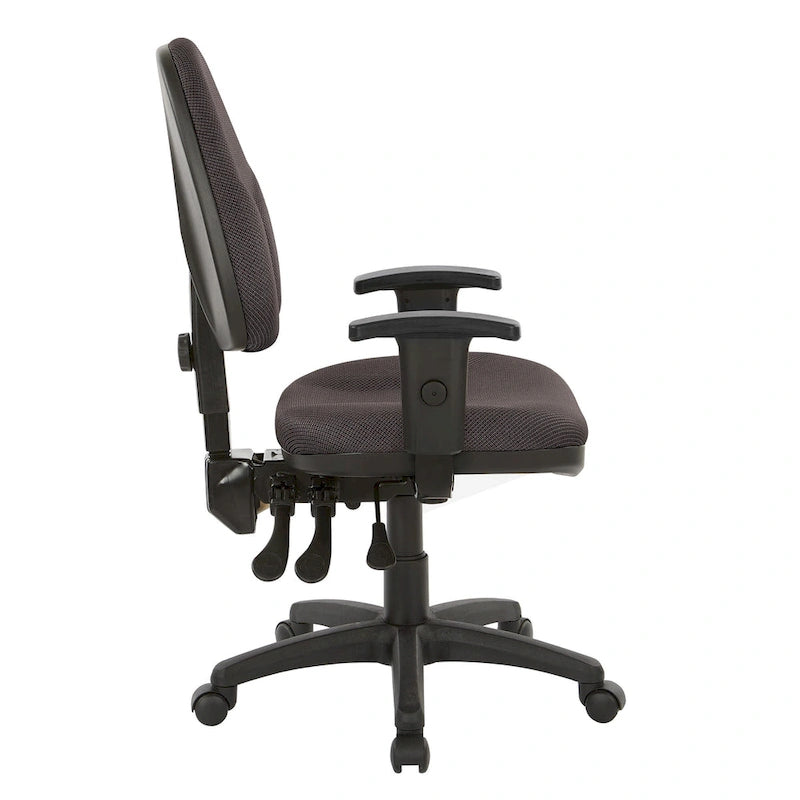 Sedia ergonomica multifunzione con schienale regolabile in altezza