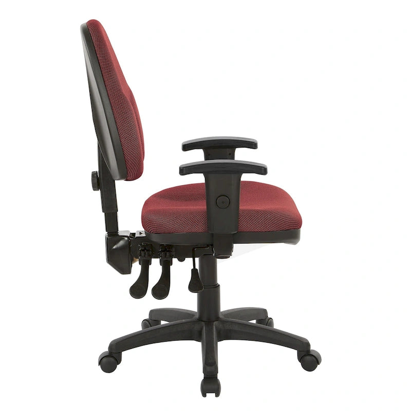 Sedia ergonomica multifunzione con schienale regolabile in altezza