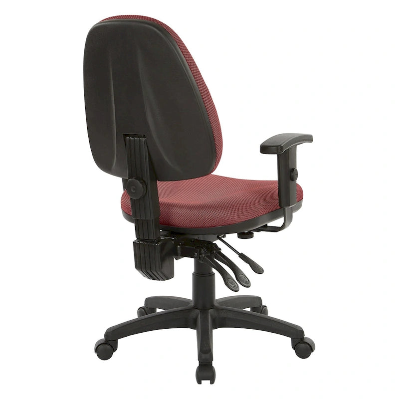 Sedia ergonomica multifunzione con schienale regolabile in altezza