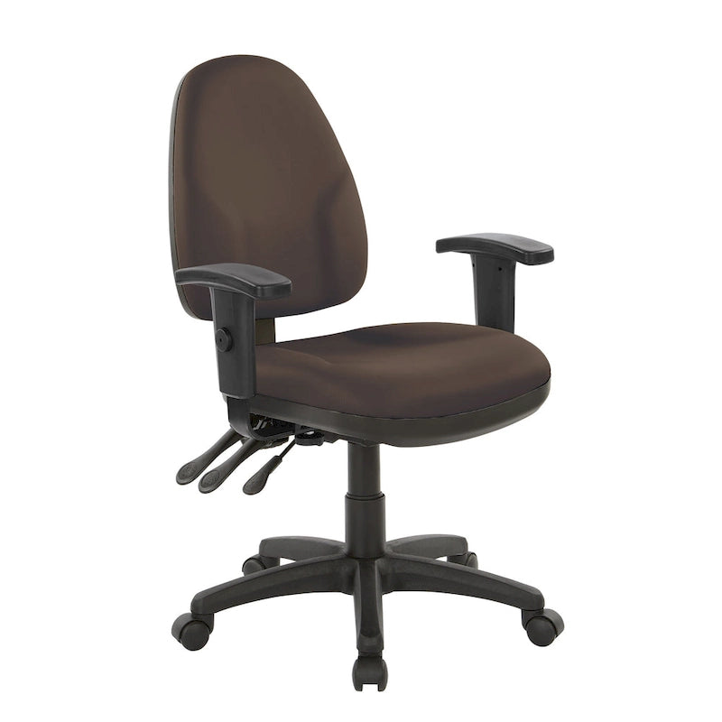Sedia ergonomica multifunzione con schienale regolabile in altezza
