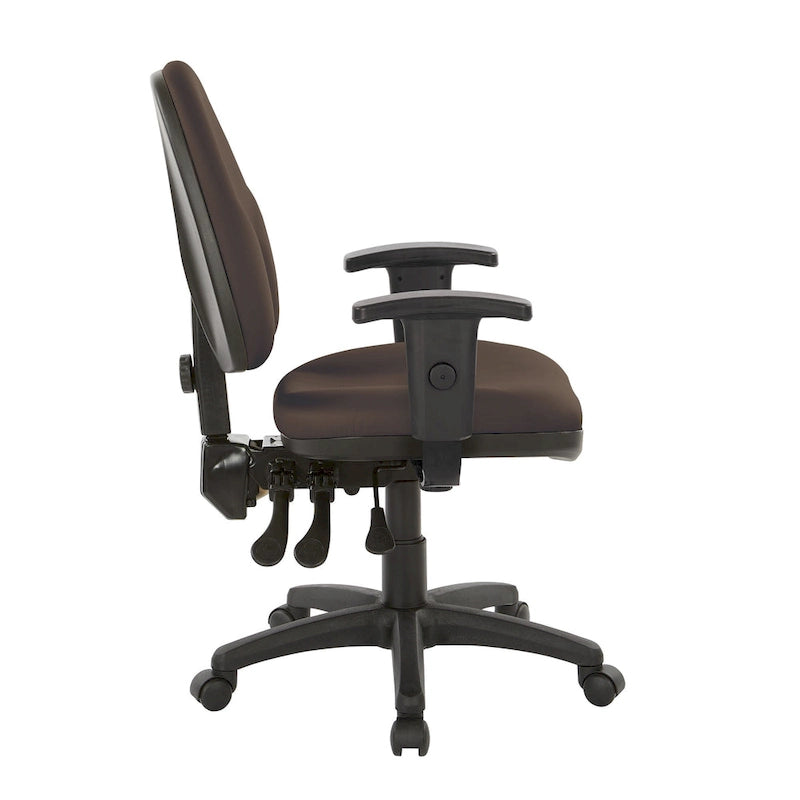 Sedia ergonomica multifunzione con schienale regolabile in altezza
