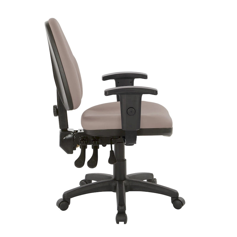 Sedia ergonomica multifunzione con schienale regolabile in altezza