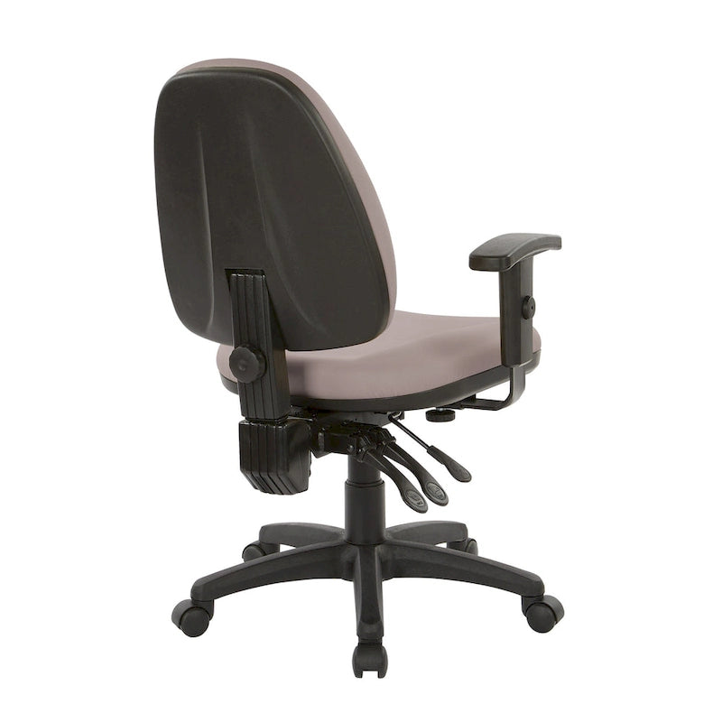 Sedia ergonomica multifunzione con schienale regolabile in altezza