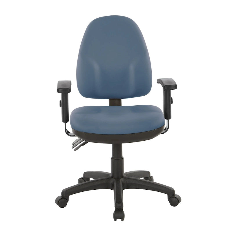 Sedia ergonomica multifunzione con schienale regolabile in altezza