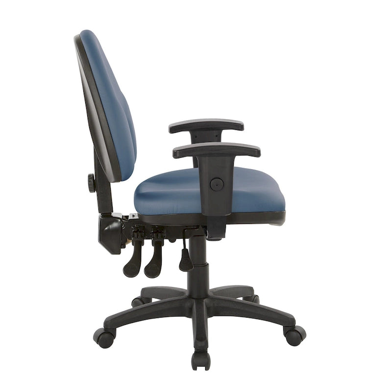 Sedia ergonomica multifunzione con schienale regolabile in altezza