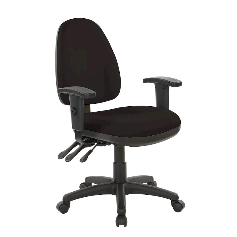 Sedia ergonomica multifunzione con schienale regolabile in altezza