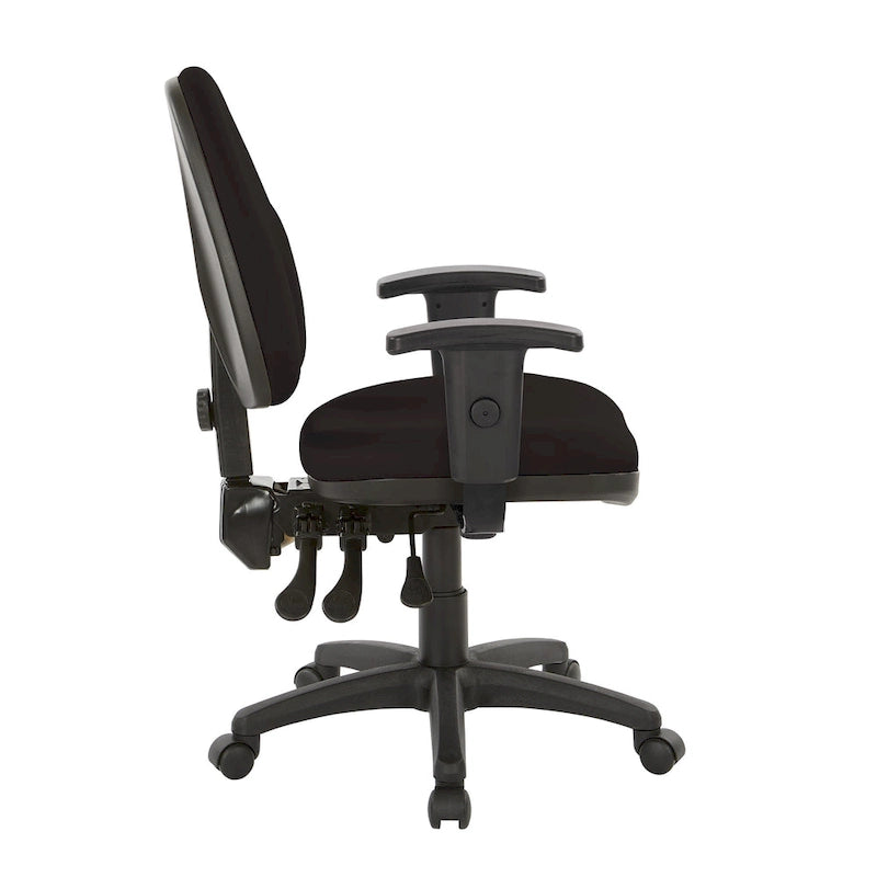 Sedia ergonomica multifunzione con schienale regolabile in altezza