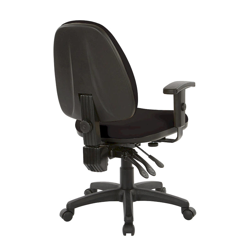 Sedia ergonomica multifunzione con schienale regolabile in altezza