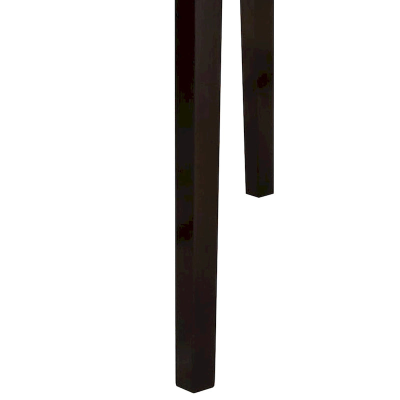 Tavolo Alto Spazioso in Legno con Piano Effetto Marmo Marrone
