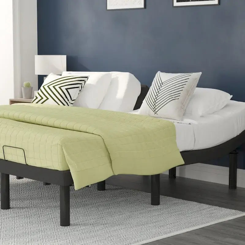 Base letto regolabile motorizzata nera con telecomando wireless – 1 o 2 persone