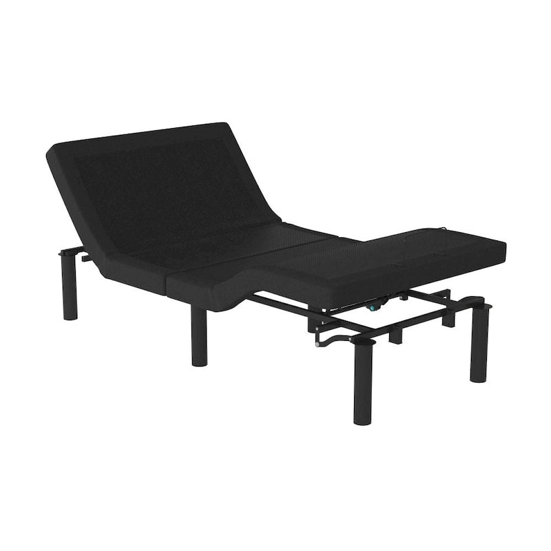 Base letto regolabile motorizzata nera con telecomando wireless – 1 o 2 persone