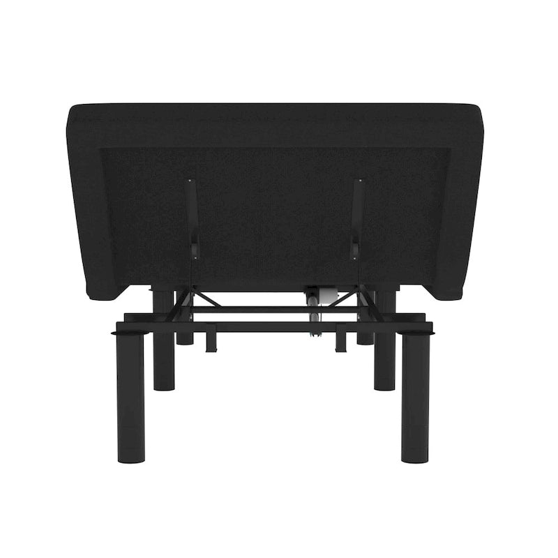 Base letto regolabile motorizzata nera con telecomando wireless – 1 o 2 persone