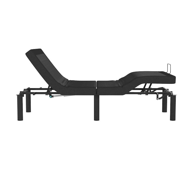 Base letto regolabile motorizzata nera con telecomando wireless – 1 o 2 persone