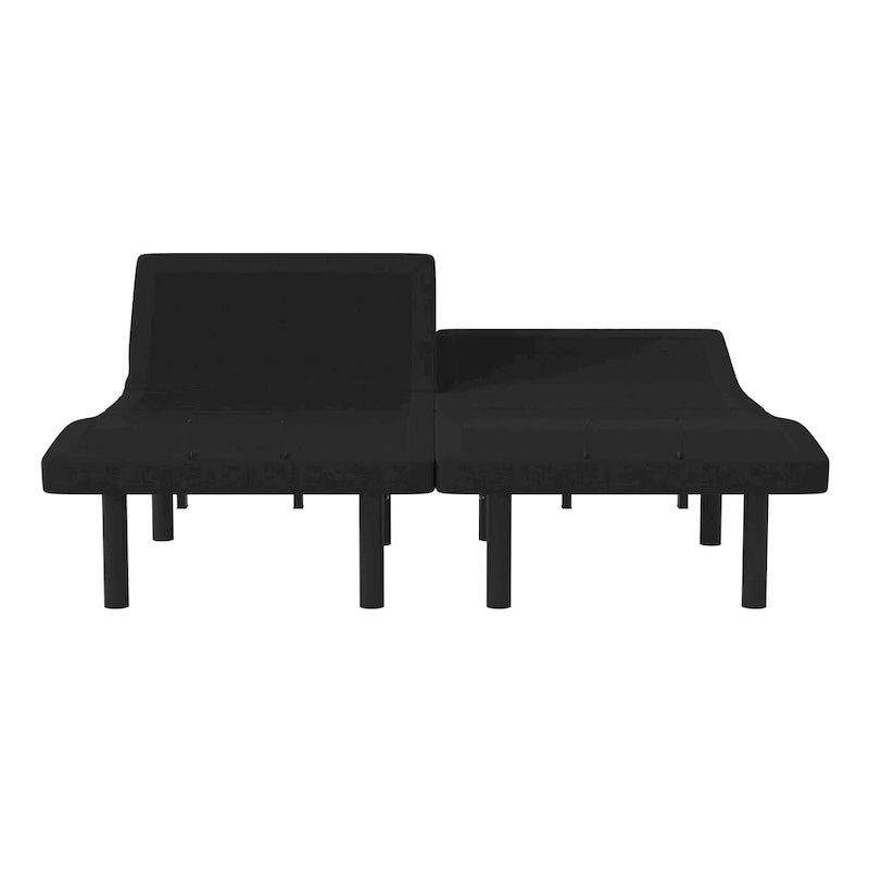Base letto regolabile motorizzata nera con telecomando wireless – 1 o 2 persone