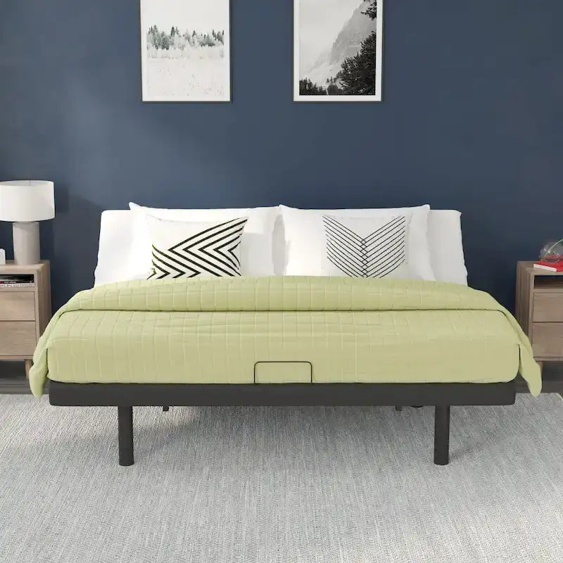 Base letto regolabile motorizzata nera con telecomando wireless – 1 o 2 persone