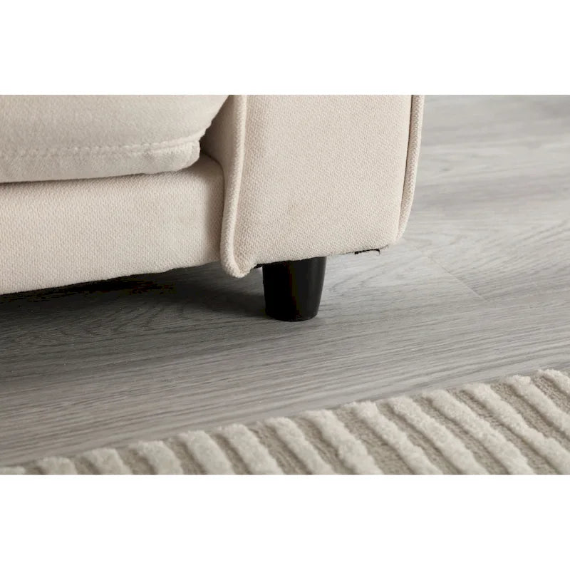 Divano Letto Trasformabile in Velluto con Design Estraibile per Piccoli Spazi