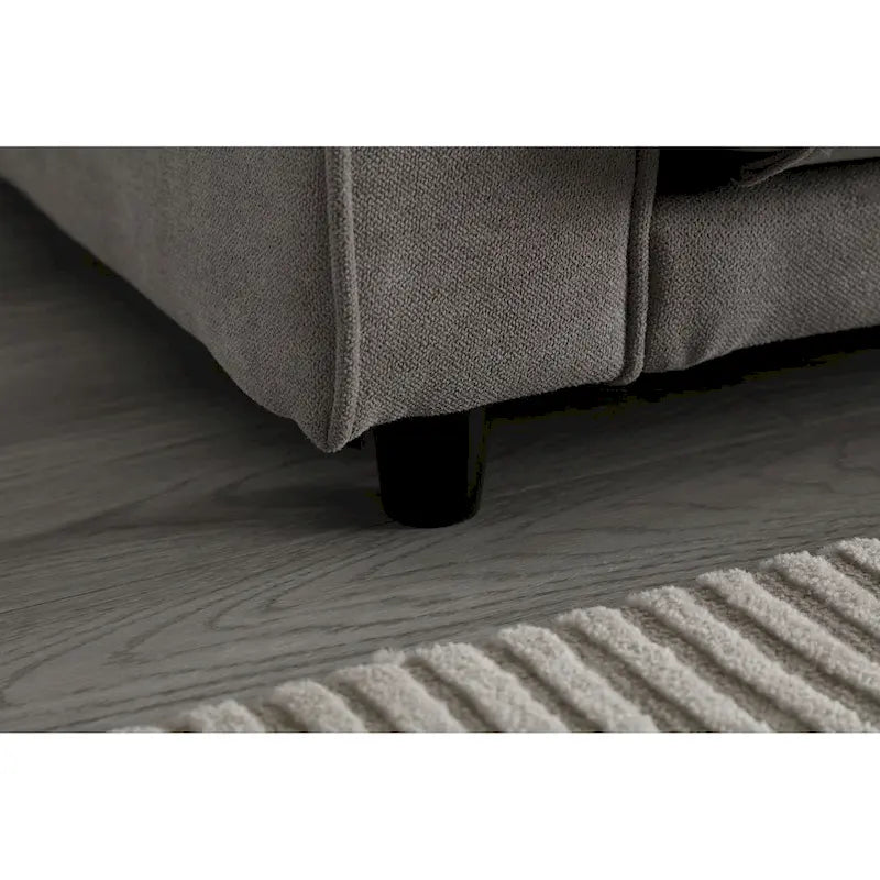 Divano Letto Trasformabile in Velluto con Design Estraibile per Piccoli Spazi