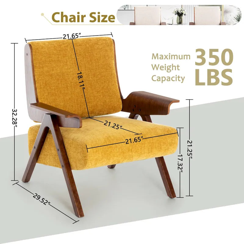 Poltrona di design in tessuto Grigio/Blu/Verde/Bianco/Giallo, stile moderno di metà secolo, seduta singola, gambe in rovere