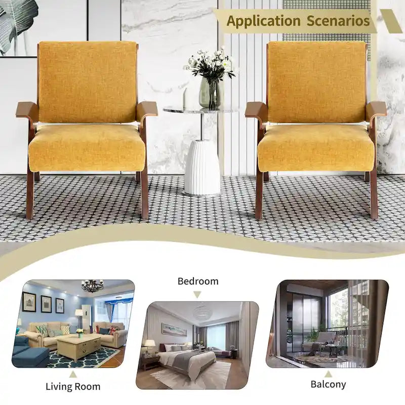 Poltrona di design in tessuto Grigio/Blu/Verde/Bianco/Giallo, stile moderno di metà secolo, seduta singola, gambe in rovere