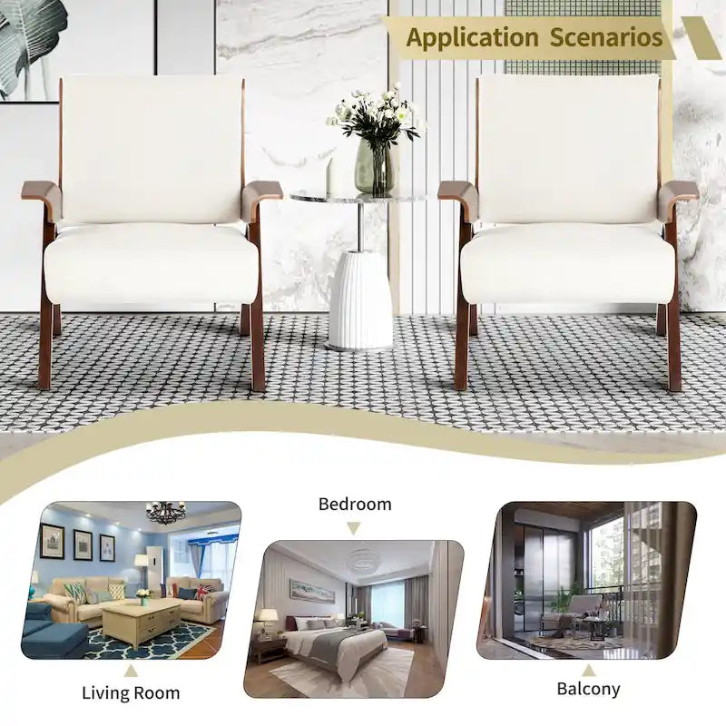Poltrona di design in tessuto Grigio/Blu/Verde/Bianco/Giallo, stile moderno di metà secolo, seduta singola, gambe in rovere