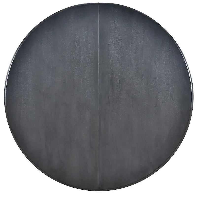 Set tavolo da pranzo allungabile in legno naturale/grigio, stile moderno, 4-5 posti a sedere