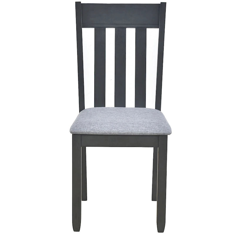 Set tavolo da pranzo allungabile in legno naturale/grigio, stile moderno, 4-5 posti a sedere