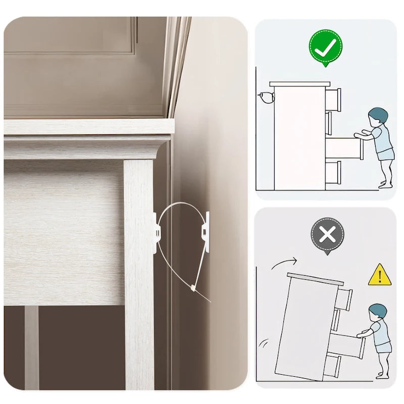Consolle in Rattan Bianco Grigio con 2 Cassetti, Montaggio per 1 Persona