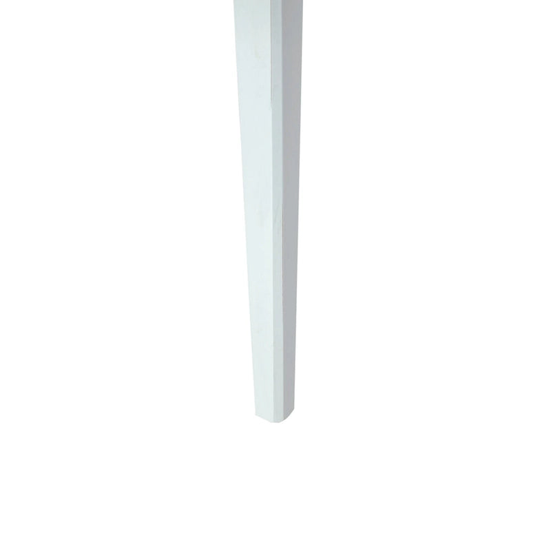 Set da pranzo rettangolare per 7 persone, bianco e nero, stile rustico